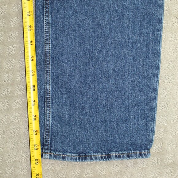 Gap Denim 90s Loose Straight Jeans Women's 8/29R Blue Mid Rise - Picture 6 of 6